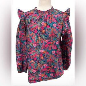 Size S J.Crew NWOT Floral Long Sleeve Blouse